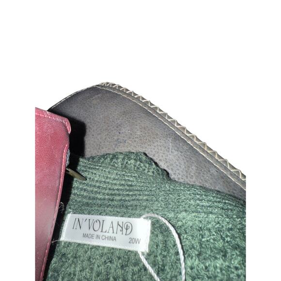 In’Voland Olive Green Waffle-Knit Button Front Cardigan Sweater
Size 20W - Picture 7 of 7